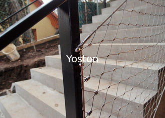 La Chine Barrière flexible de maille de câble métallique d'acier inoxydable d'olive décorative pour la balustrade d'escalier fournisseur